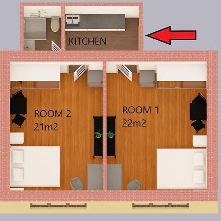 Svetly Prostorny Byt V Karline Apartment Прага Екстериор снимка